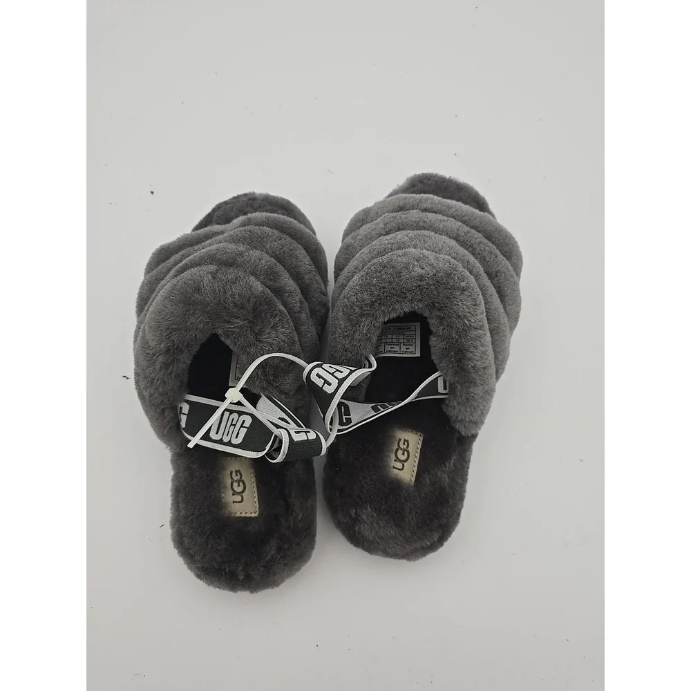 UGG Fluff Yeah Slide Women's US 4 Slipper Extreme‎ Comfort 100% Original Brand